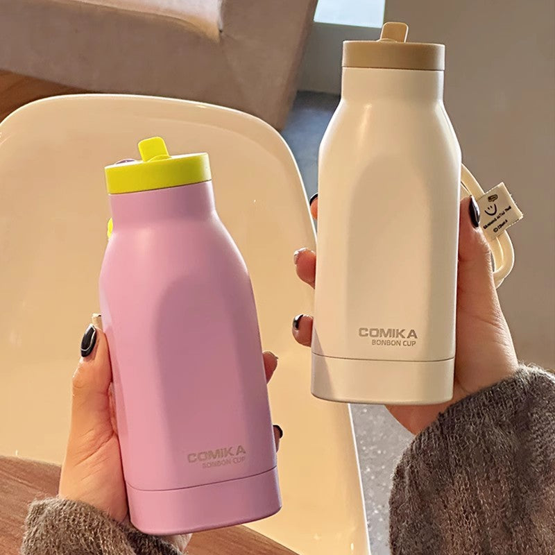 COMIKA Stainless Steel Portable Water Bottle And Insulated Coffee Mug